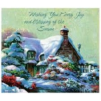 Christmas card scavenger hunt--Houses
