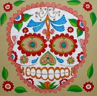 Sugar skull ATCs