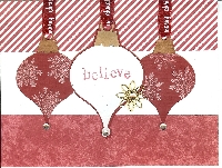 Die-Cut Christmas Card