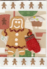 Gingerbread Person ATC