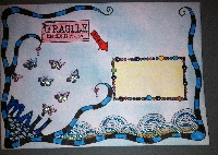 Zentangle Mailart