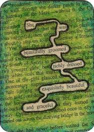Altered Text ATC Swap #1 Green