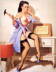 PinUp Altered Tag Series: Girls at Work