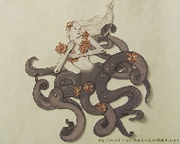 Sea Monster Paper Doll 