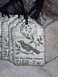 Set of Embellished Gift Tags