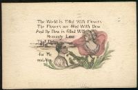 KISSES everywhere, forever and always postcard
