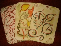 Autumn has arrived ~ ATC swap