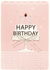 OCTOBER Bornday Cards