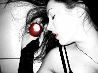 Black & White with a little bit Red ATC's