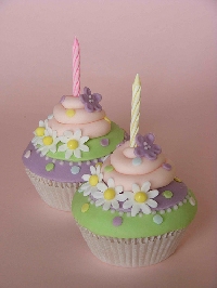 Cupcake ATC Series - #4 Birthday Cupcake