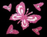Pink sparkling ATC #3