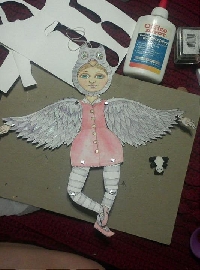 Beginning of Fall Articulated Paper Doll Swap