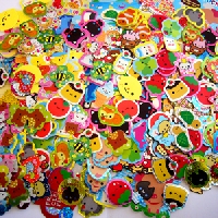 quick kawaii sticker flake swap #1