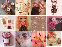 CDV April - Pink and Brown