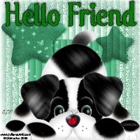 Hello Friend Card