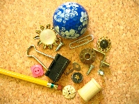 Stamping with Found Objects