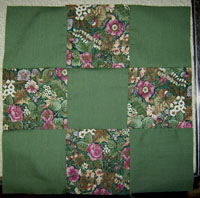 an int'l 9 patch quilt #3