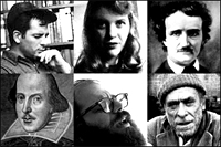 Favorite Poets Postcards Int'l