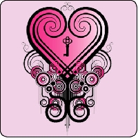 Hearts and keys Matchbox swap