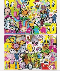 sticker odds and ends postcards-international