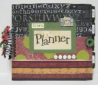  FILE PLANNER 2007 Altered Art Book Album Organize