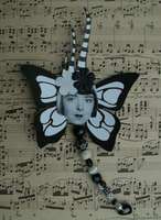 Beaded Fairy Black&White