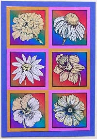 My Stamped Flower ATC