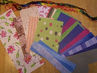 One Stamp Swap 7.0/aka 41¢ Scrap Paper Stash Stuf