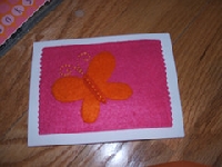 Hot Pink and Orange Handmade (US only)