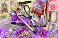 6x9 Envelope Stuffed with Scrapbooking Goodies!