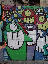 Polaroid Street Art/Graffiti