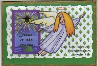 Handmade Christmas Postcards 