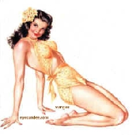 Pin-up Girl Bookmark