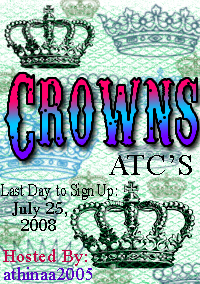 ♥CROWNS/TIARAS ♥ATC Swap **Internati