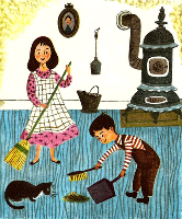 Vintage/Funky Kids Book Swap