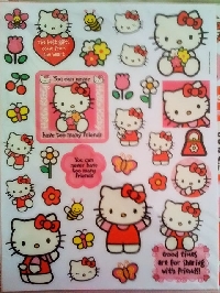 Sticker sheets with a twist