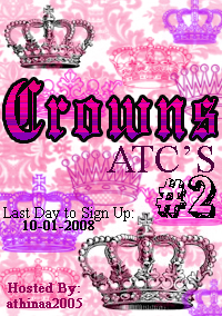 SEND YOUR SWAPS!!!♥Crowns/Tiara's ATC #2 
