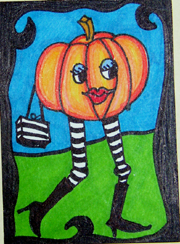 Halloween Handrawn ATC Swap - US Only