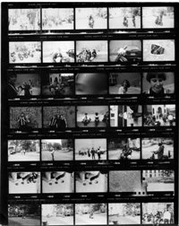 Photographic darkroom contact print