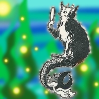 Mer-Animal Paper Art Doll