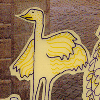 Drawing of a Bird handmade postcards (#2!)