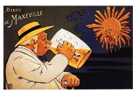 Handmade Art postcard - Theme BEER / BREWERY