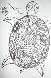 Patchwork Animal ATC