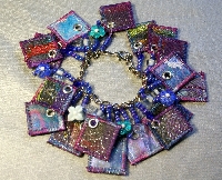 Fabric Art Charms Swap