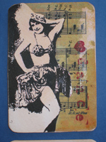 vintage postcard or ATC (digital of course)