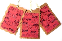 HANDMADE GIFT TAGS!  =D