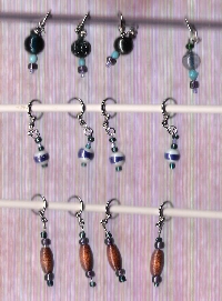 Katie's Knit Knat ~ Beaded Stitch Marker