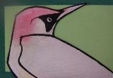 Hand Drawn/Painted Bird ATC