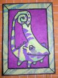 Karma Karma Karma Chameleon Hand Drawn/Painted ATC