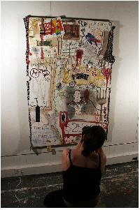 Art Collage On Canvas